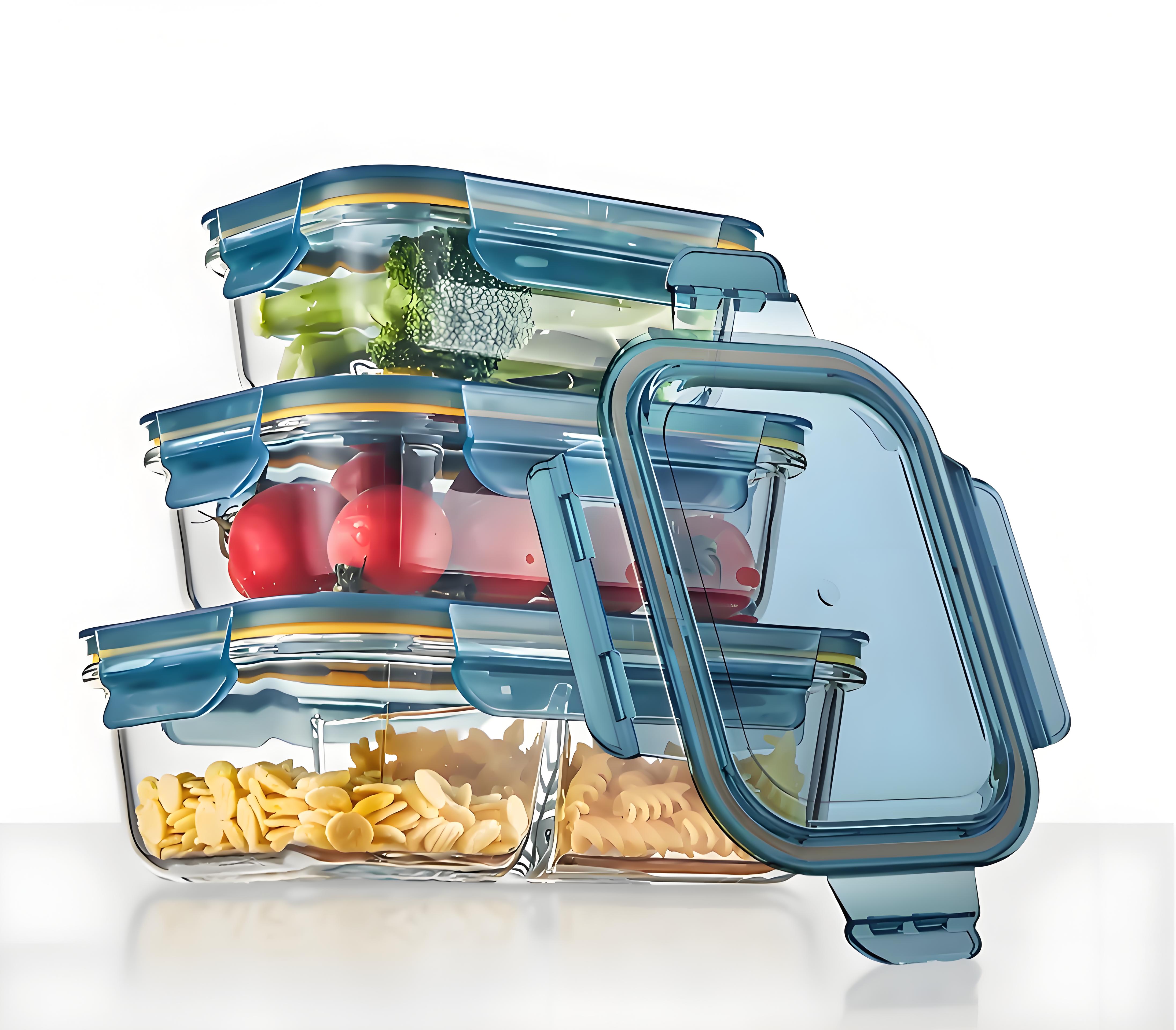 GLASS FOOD STORAGE