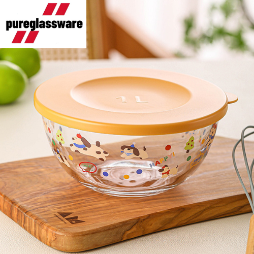 1000ml large salad glass bowl and kitchen cooking bowl wholesale