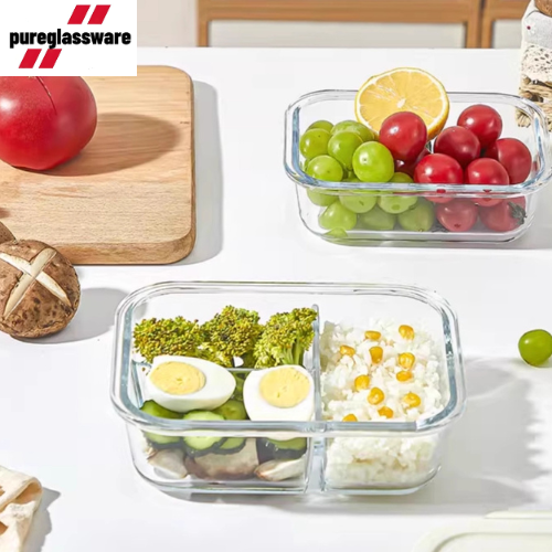 glass food storage container with lids wholesale