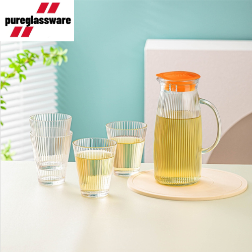 800ml jug for juuce with lids and glass water pitcher set wholesale