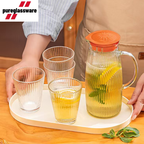 800ml jug for juuce with lids and glass water pitcher set wholesale