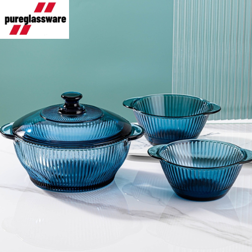 1000ml glass mixing food prep bowl set and tableware for dinner wholesale