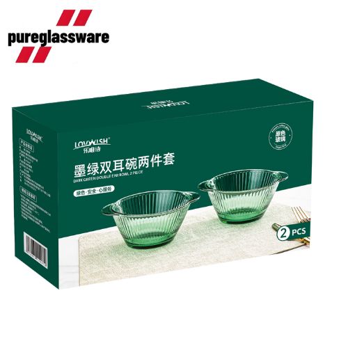 450ml glass dessert serving bowl ser of 2 wholesale