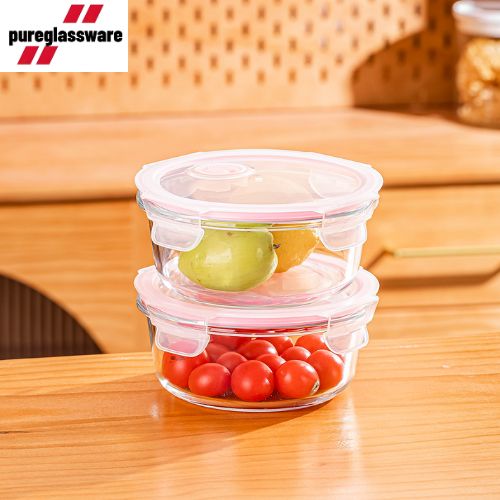 lunch box glass food storage container with lids wholesale