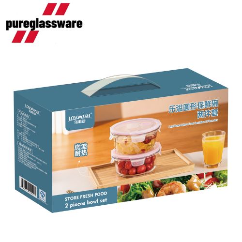 lunch box glass food storage container with lids wholesale