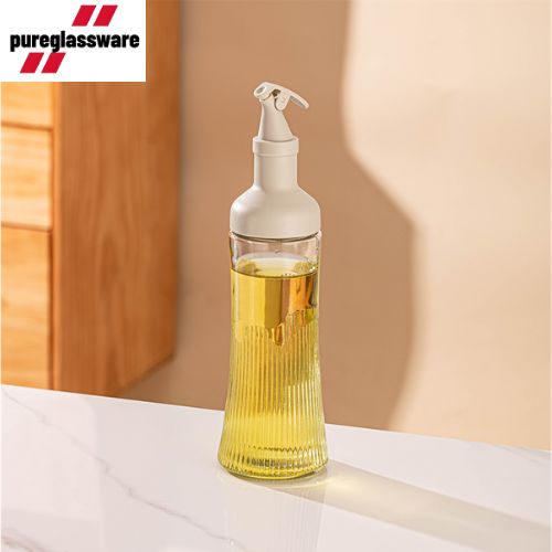 500ml glass olive oil dispenser bottle and liquid glass bottle for kitchen wholesale