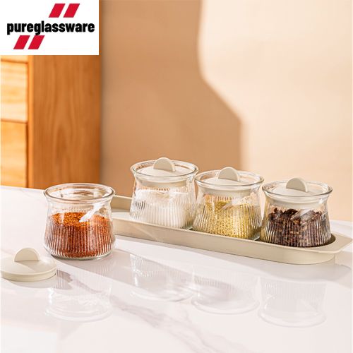 280ml glass spice jars and spice bottles for kitchen and seasoning  wholesale