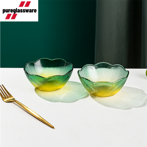 300ml glass bowl for snacks set of 2 and glass prep bowls  wholesale