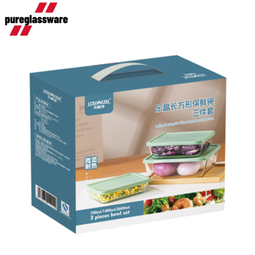 glass food containers with lids borosilicate glass meal prep containers wholesale